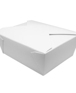 48 fl oz Fold-To-Go Box #8 - White - 300 ct