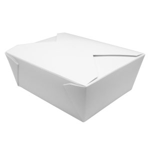 48 fl oz Fold-To-Go Box #8 - White - 300 ct