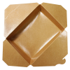 54 fl oz Fold-To-Go Box #2 - Kraft - 200 ct - Image 2