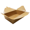 76 fl oz Fold-To-Go Box #3 - Kraft - 200 ct - Image 2