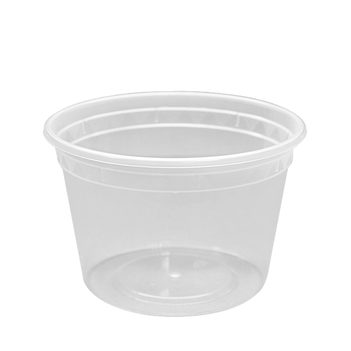 Karat 16oz PP Injection Molded Deli Containers & Lids – 240 ct