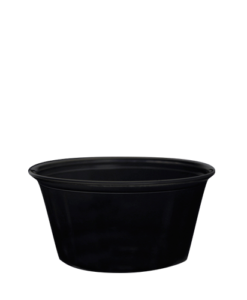 Karat 3.25oz PP Portion Cups - Black - 2,500 ct