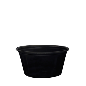Karat 3.25oz PP Portion Cups - Black - 2,500 ct