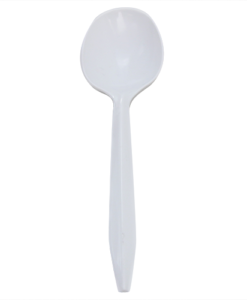 Karat PP Medium Weight Soup Spoons Bulk Box - White - 1,000 ct