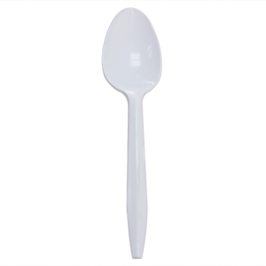 Karat PP Medium Weight Tea Spoons Bulk Box - White - 1,000 ct