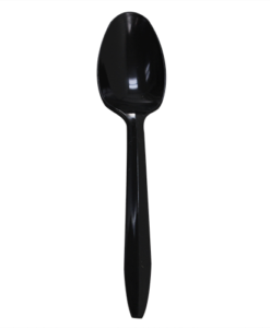 Karat PP Medium Weight Tea Spoons Bulk Box - Black - 1,000 ct