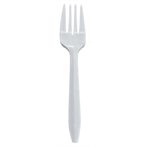 Karat PP Medium Weight Forks - White - 1,000 ct