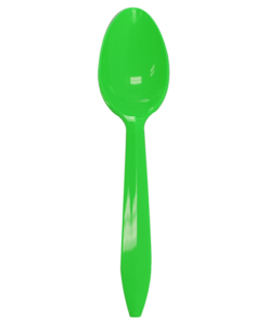 Karat PP Medium Weight Tea Spoons - Green - 1,000 ct