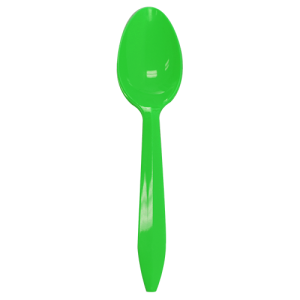 Karat PP Medium Weight Tea Spoons - Green - 1,000 ct