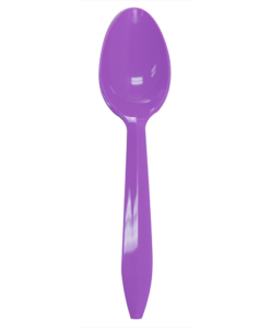 Karat PP Medium Weight Tea Spoons - Purple - 1,000 ct