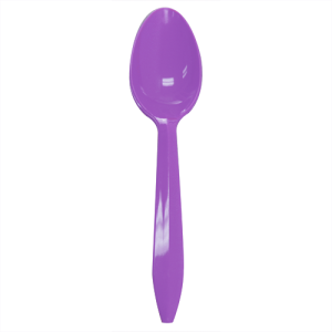 Karat PP Medium Weight Tea Spoons - Purple - 1,000 ct