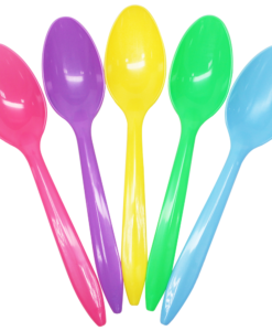 Karat PP Medium Weight Tea Spoons - Rainbow - 1,000 ct