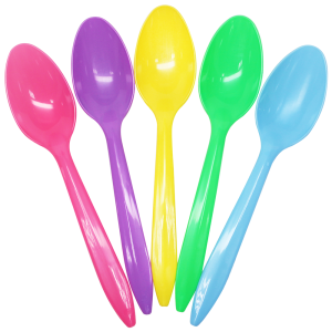 Karat PP Medium Weight Tea Spoons - Rainbow - 1,000 ct