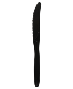 Karat PP Medium Heavy Weight Knives Bulk Box - Black - 1,000 ct