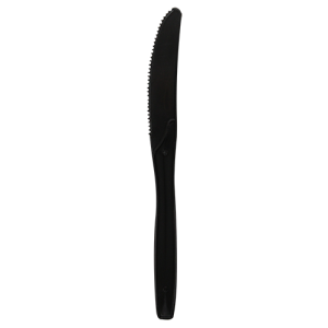 Karat PP Medium Heavy Weight Knives Bulk Box - Black - 1,000 ct