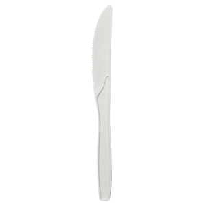 Karat PP Medium Heavy Weight Knives Bulk Box - White - 1,000 ct