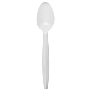 Karat PP Medium Heavy Weight Tea Spoons Bulk Box - White - 1,000 ct