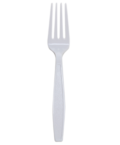 Karat PS Extra Heavy Weight Forks - White - 1,000 ct