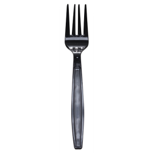 U2030B-Karat PP Extra Heavy Weight Forks - Black - 1,000 ct