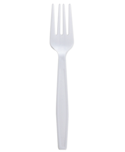 U2030W-Karat PP Extra Heavy Weight Forks - White - 1,000 ct