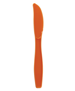 Karat PP Extra Heavy Weight Knives - Orange - 1,000 ct
