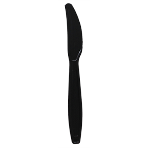 U2031B-Karat PP Extra Heavy Weight Knives - Black - 1,000 ct