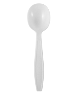 Karat PP Extra Heavy Weight Soup Spoons - White - 1,000 ct