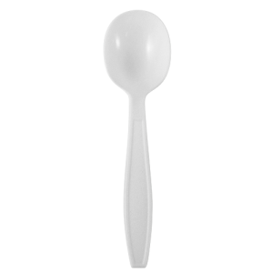 Karat PP Extra Heavy Weight Soup Spoons - White - 1,000 ct