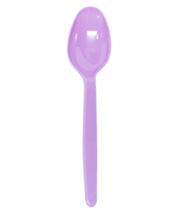 Karat PS Heavy Weight Tea Spoons - Purple - 1,000 ct