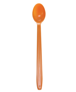 U2205 (Orange)-Karat PP Heavy Weight Soda Spoons - Orange - 1,000 ct