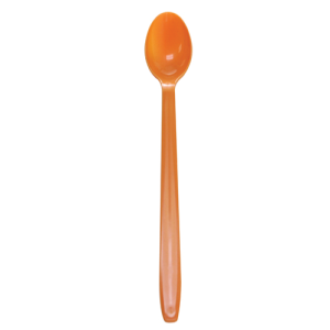 U2205 (Orange)-Karat PP Heavy Weight Soda Spoons - Orange - 1,000 ct