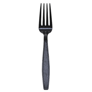 Karat PS Heavy Weight Forks Bulk Box - Black - 1,000 ct