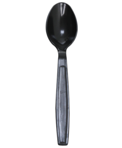Karat PS Heavy Weight Tea Spoons Bulk Box - Black - 1,000 ct