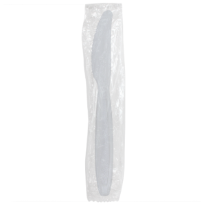 Karat PS Heavy Weight Knives - White - Wrapped - 1,000 ct