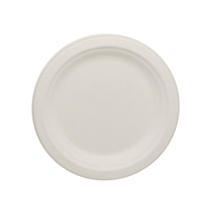 KE-BPR06-1C-Karat Earth 6'' Compostable Bagasse Round Plates - 1,000 ct