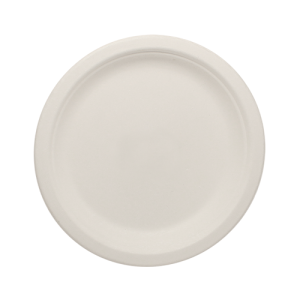 KE-BPR07-1C-Karat Earth 7'' Compostable Bagasse Round Plates - 1,000 ct