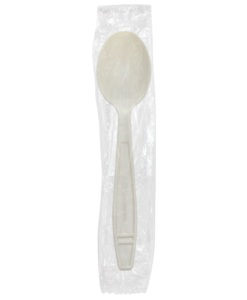 Karat Earth Heavy Weight Bio-Based Tea Spoons - Wrapped - 1,000 ct