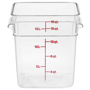 Cambro CamSquare 18qt Square Container