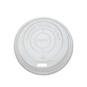 Karat Earth 8oz Compostable Sipper Dome Lids (80mm) - 1,000 ct