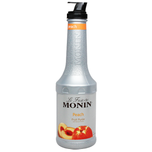 H-Puree, Peach-Monin Peach Fruit Puree (1.0 L)