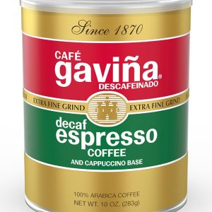 Gavina Espresso DECAF Extra Fine Grind 10oz/can, 1 CAN