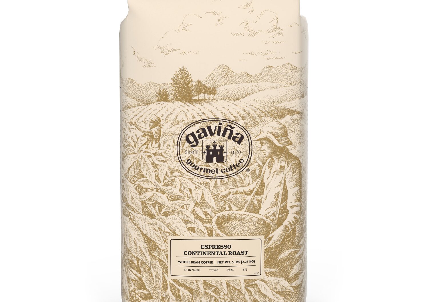 209-Gavina Espresso Continental Whole Bean (5 lbs.)