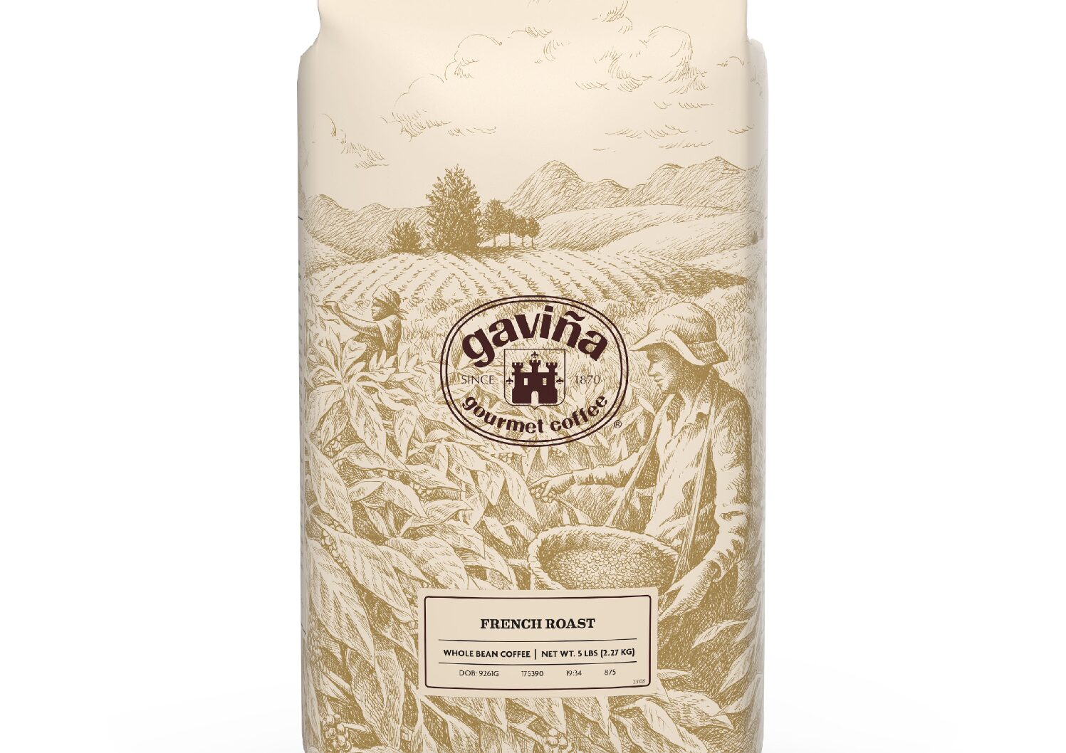 211-Gavina French Roast Whole Bean (5 lbs.)