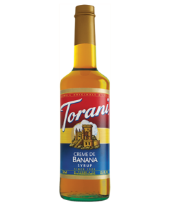 G-Banana-Torani Creme de Banana Syrup (750 mL)