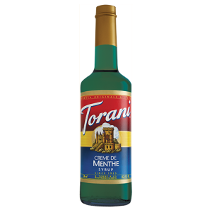 G-Creme De Menthe-Torani Creme de Menthe Syrup (750 mL)