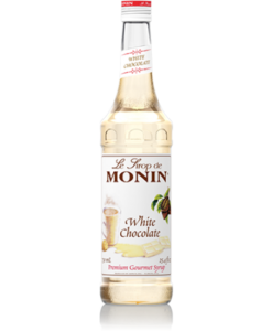 H-Chocolate, White-Monin White Chocolate Syrup (750mL)