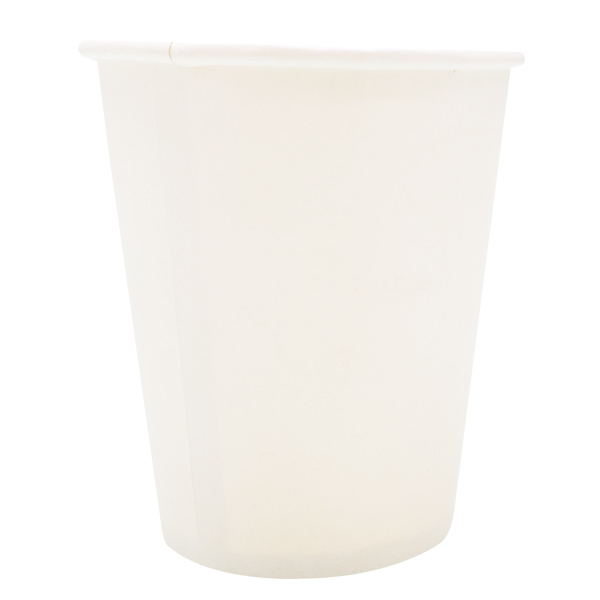 Paper Coffee Cups with Lids - 16 oz White with Black Sipper Dome Lids (90mm)