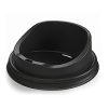 Mug Lids for 10-24oz Hot Cup - Black (90mm) - 1,000 ct - Image 1