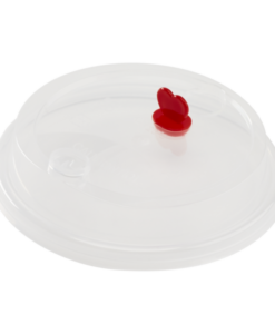 C1041HD-PPC-Dome Lids for Tall Premium Injection PP Plastic Cup, CLEAR - 500 ct