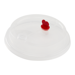 C1041HD-PPC-Dome Lids for Tall Premium Injection PP Plastic Cup, CLEAR - 500 ct